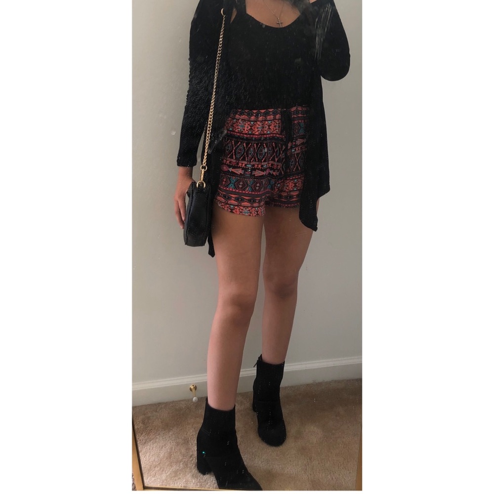 Patterned romper